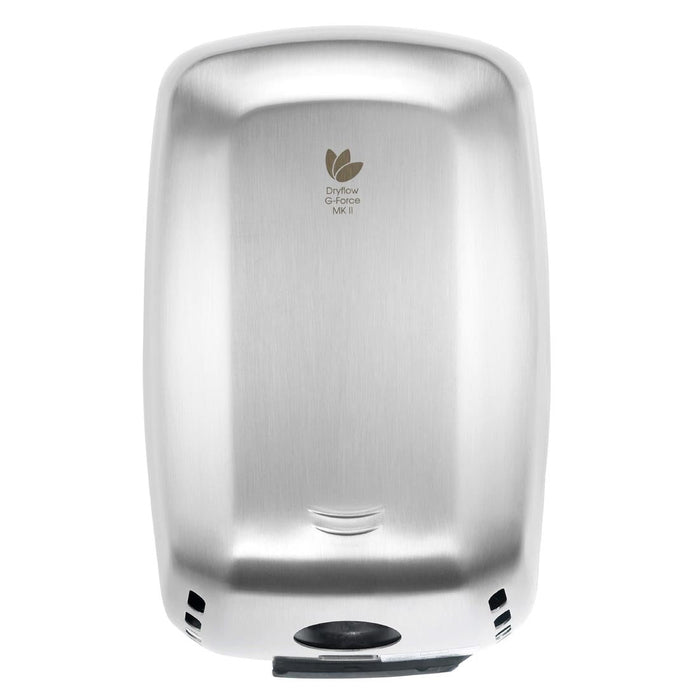 Dryflow G-Force MKII Hand Dryer with HEPA Filter Brushed Satin Dryflow