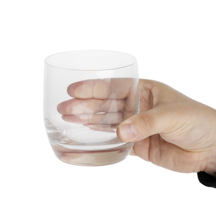 Olympia Verona Double Rocks Crystal Tumblers 395ml (6 Pack) Olympia