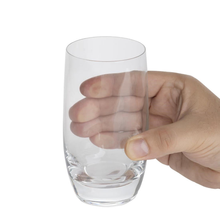 Olympia Verona Hi Ball Crystal Tumblers 285ml (6 Pack) Olympia