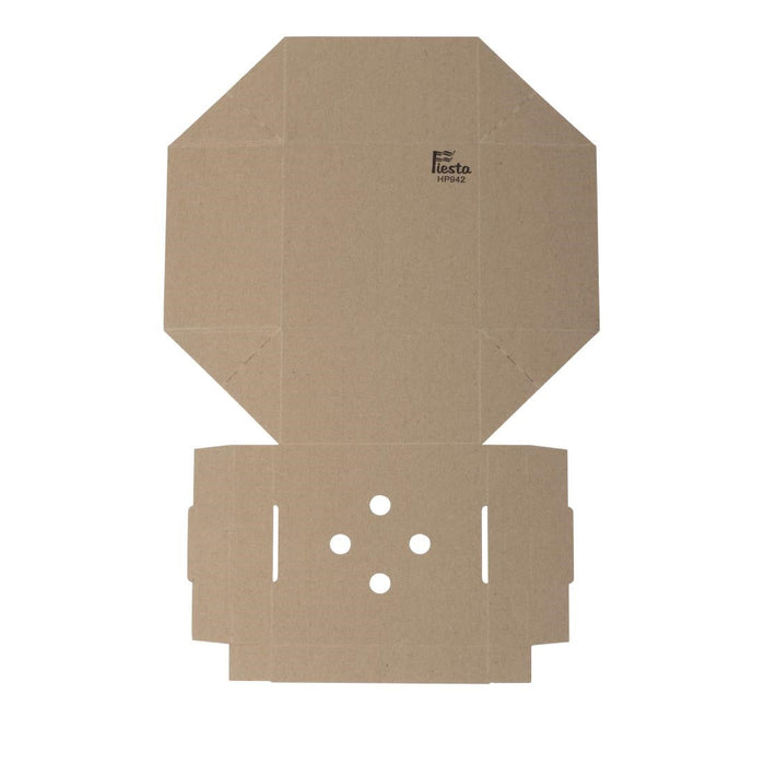 Fiesta Compostable Fold-Out Burger Boxes (100 Pack) Fiesta Compostable