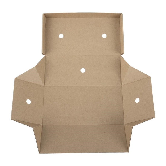 Fiesta Compostable Fold-Out Takeaway Boxes (100 Pack) Fiesta Compostable