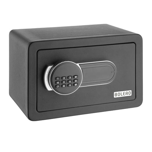 Bolero Standard Hotel Room Safe Black 200x310x200mm Bolero