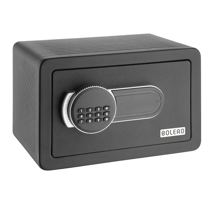 Bolero Standard Hotel Room Safe Black 200x310x200mm Bolero