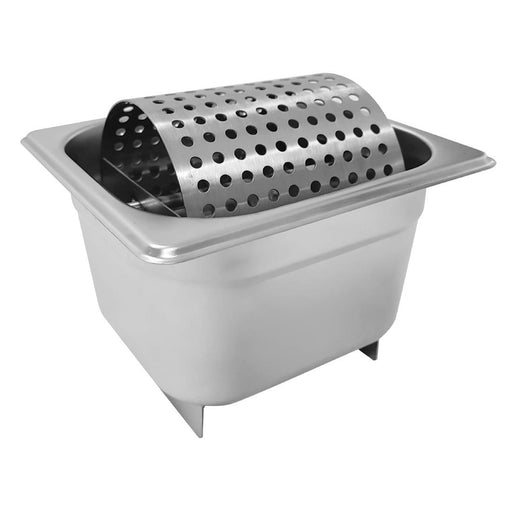 Stainless steel. Width: 337mm