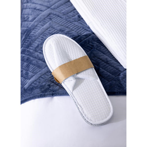 Mitre Essentials Honeycomb Slipper Closed Toe White Mitre Essentials