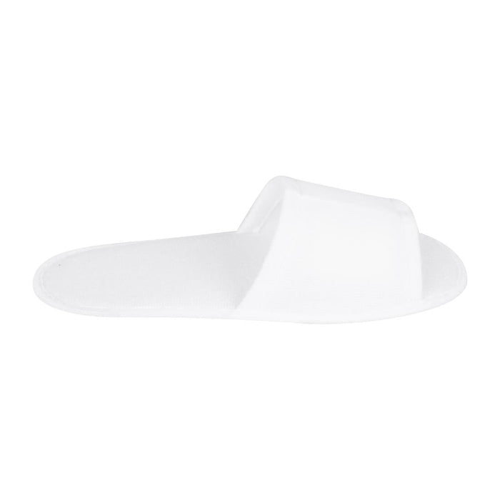 Mitre Essentials Slipperlite Open Toe Slippers White Mitre Essentials