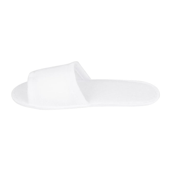 Mitre Essentials Slipperlite Open Toe Slippers White Mitre Essentials