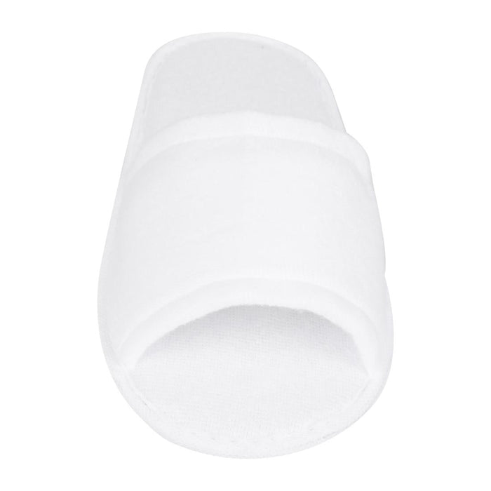 Mitre Essentials Slipperlite Open Toe Slippers White Mitre Essentials