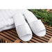 Mitre Essentials Slipperlite Open Toe Slippers White Mitre Essentials