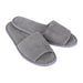 Mitre Comfort Vienna Open Toe Slippers Grey Mitre Comfort