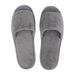 Mitre Comfort Vienna Open Toe Slippers Grey Mitre Comfort