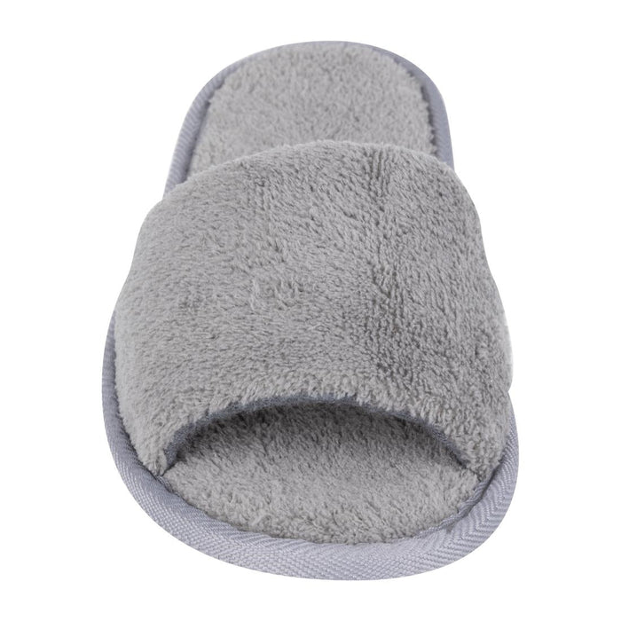 Mitre Comfort Vienna Open Toe Slippers Grey Mitre Comfort