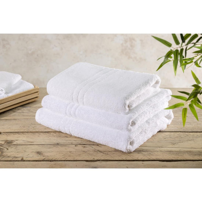 EcoKnit Bath Towel White, 600gsm Non Branded