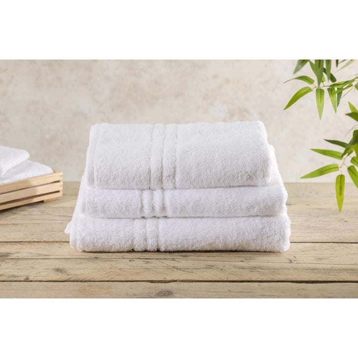 EcoKnit Bath Sheet White, 600gsm Non Branded