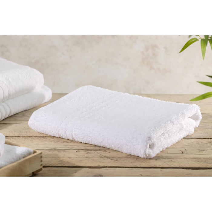 EcoKnit Bath Sheet White, 600gsm Non Branded