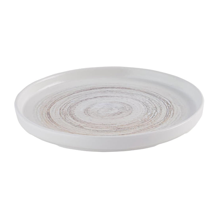 Churchill Elements Dune Walled Plates 210mm (6 Pack) Churchill Super Vitrified