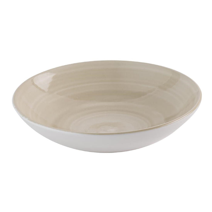 Churchill Stonecast Canvas Natural Coupe Bowls 184mm (12 Pack) Churchill Super Vitrified