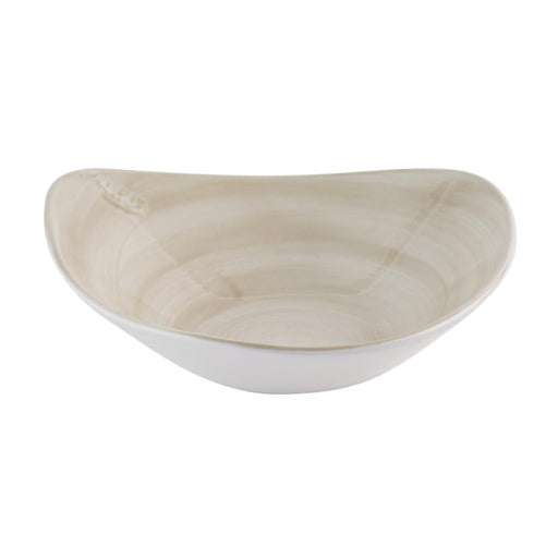 Churchill Stonecast Canvas Natural Lotus Bowls 228mm (12 Pack) Churchill Super Vitrified