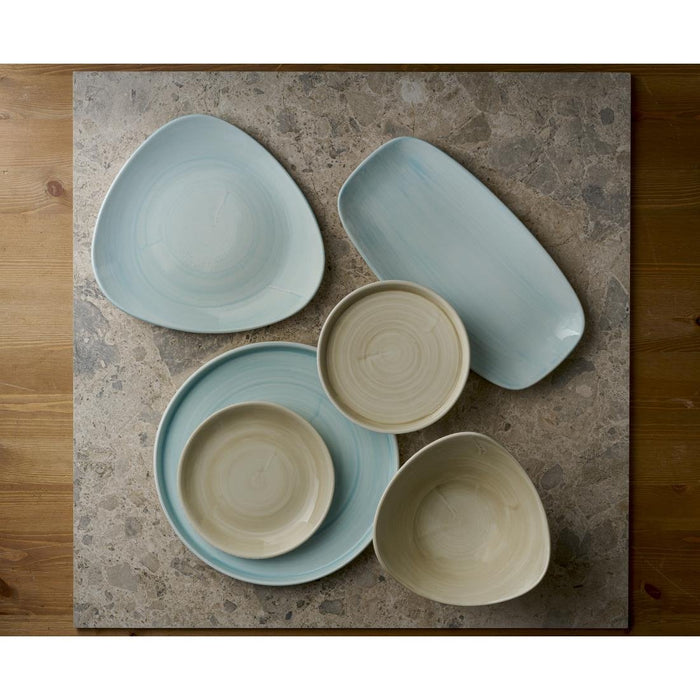 Churchill Stonecast Canvas Breeze Lotus Plates 254mm (12 Pack) Churchill Super Vitrified