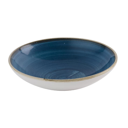 Churchill Stonecast Java Blue Coupe Bowls 184mm (12 Pack) Churchill Super Vitrified
