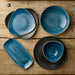 Churchill Stonecast Java Blue Evolve Coupe Plates 260mm (12 Pack) Churchill Super Vitrified