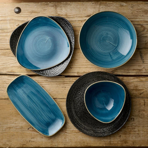 Churchill Stonecast Java Blue Lotus Bowls 152mm (12 Pack) Churchill Super Vitrified