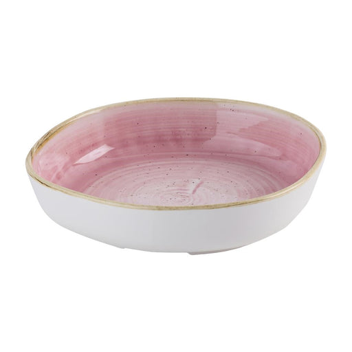 Churchill Stonecast Petal Pink Organic Walled Bowls 197mm (6 Pack) Churchill Super Vitrified