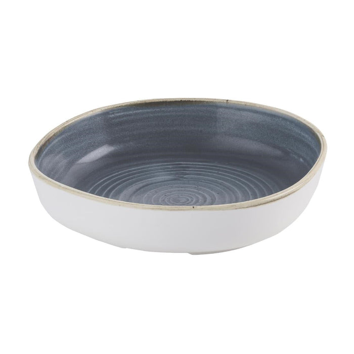 Churchill Stonecast Blueberry Organic Walled Bowls 197mm (6 Pack) Churchill Super Vitrified