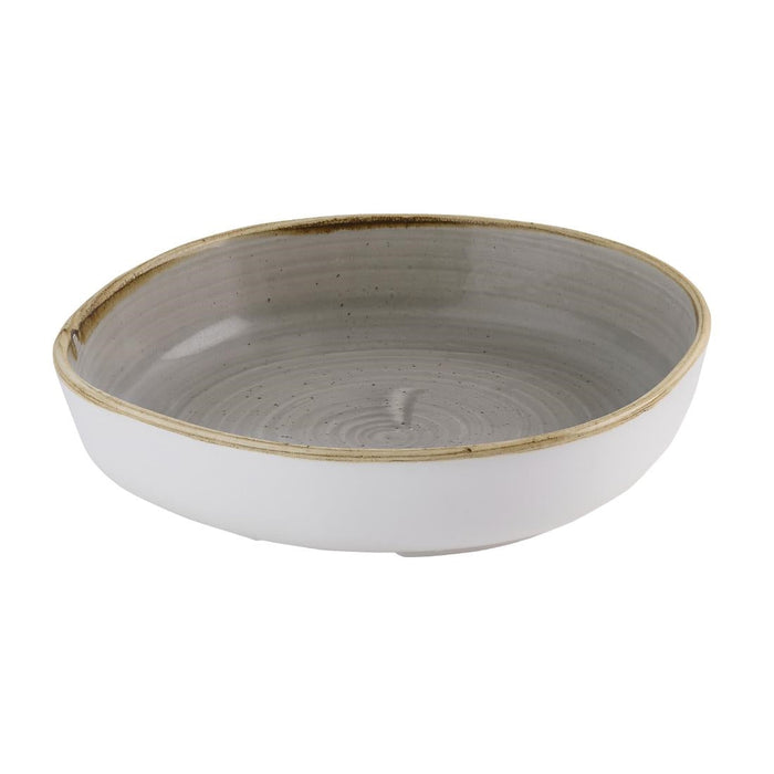 Churchill Stonecast Grey Organic Walled Bowls 197mm (6 Pack) Churchill Super Vitrified