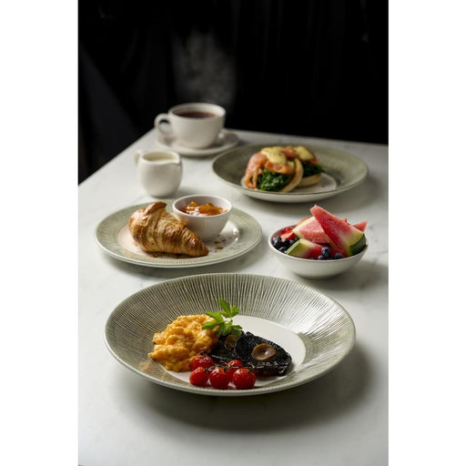 Churchill Bamboo Ceramic Spinwash Alpine Deep Coupe Plates 248mm (12 Pack) Churchill Super Vitrified
