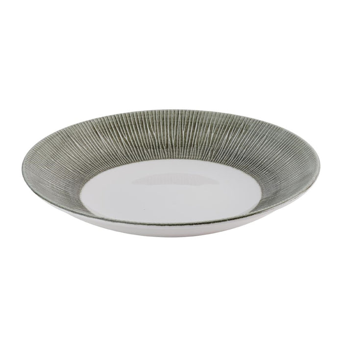 Churchill Bamboo Ceramic Spinwash Alpine Deep Coupe Plates 248mm (12 Pack) Churchill Super Vitrified