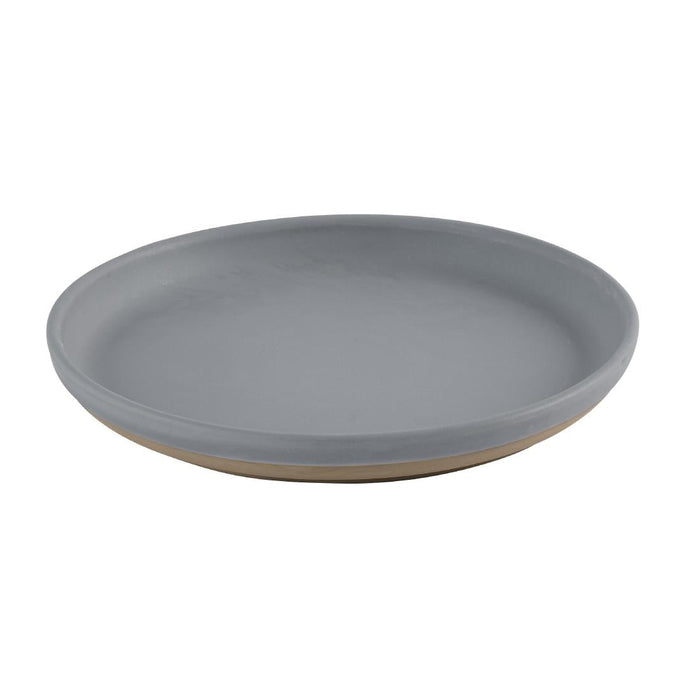 Churchill Emerge Seattle Grey Walled Plates 206mm (6 Pack) Churchill Super Vitrified