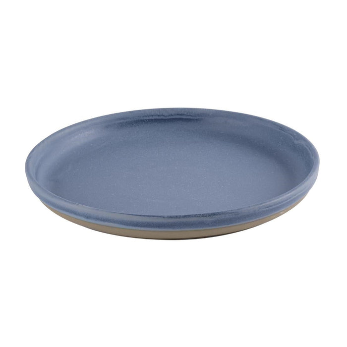 Churchill Emerge Oslo Blue Walled Plates 206mm (6 Pack) Churchill Super Vitrified