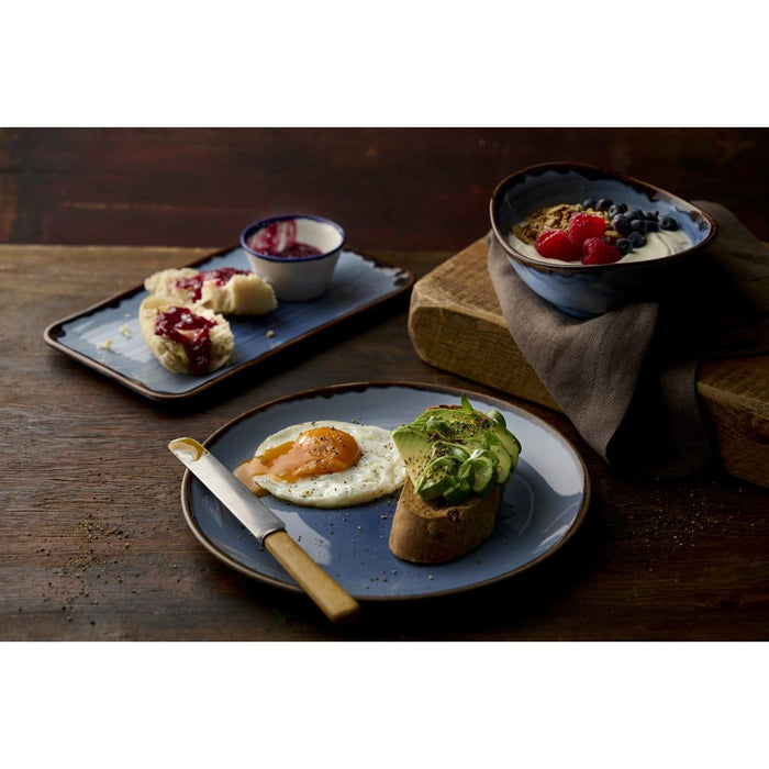 Dudson Harvest Indigo Coupe Plates 285mm (12 Pack) Dudson