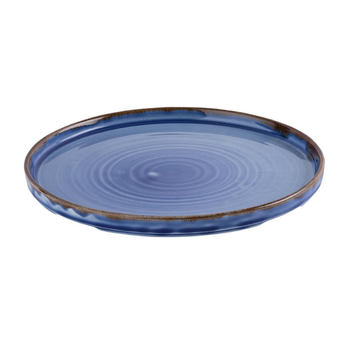Dudson Harvest Indigo Walled Plates 260mm(6 Pack) Dudson