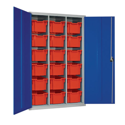 1830(H)x1120(W)x457(D)mm. Red Trays