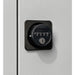 Features 3-point locking system