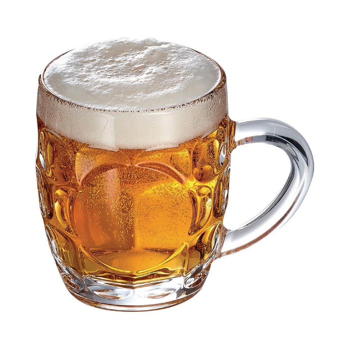 Arcoroc Britannia Dimpled Panelled Tankards 285ml (36 Pack) Arcoroc