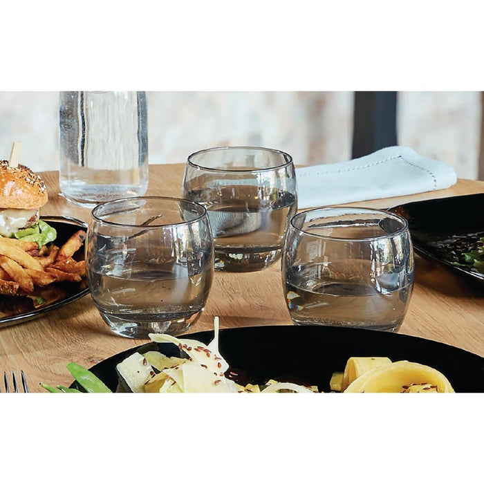 Arcoroc Salto Colour Studio Grey Old Fashioned Glasses 320ml (24 Pack) Arcoroc