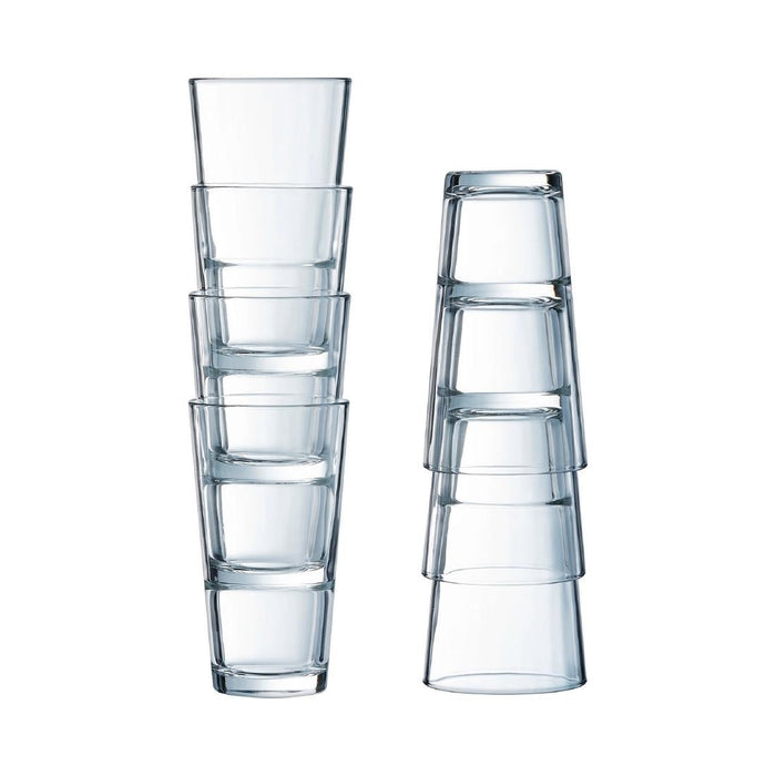 Arcoroc Stack Up Hi Ball Glasses 350ml (24 Pack) Arcoroc