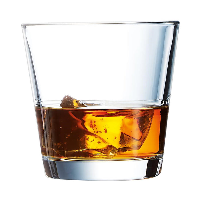 Arcoroc Stack Up Old Fashioned Glasses 210ml (24 Pack) Arcoroc