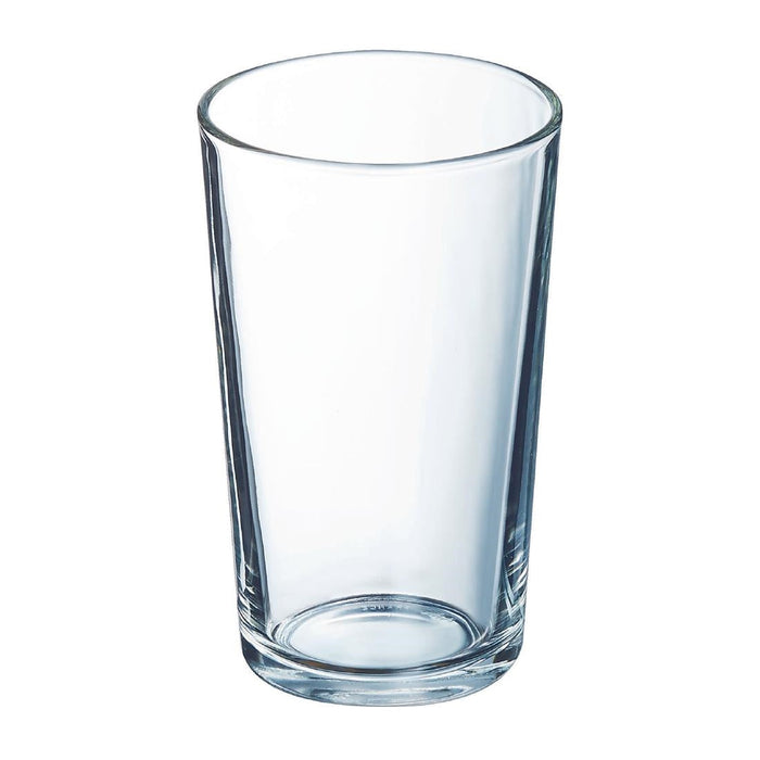 Arcoroc Conical Conique Tumblers HB 285ml 1/2 Pint to Brim (24 Pack) Arcoroc