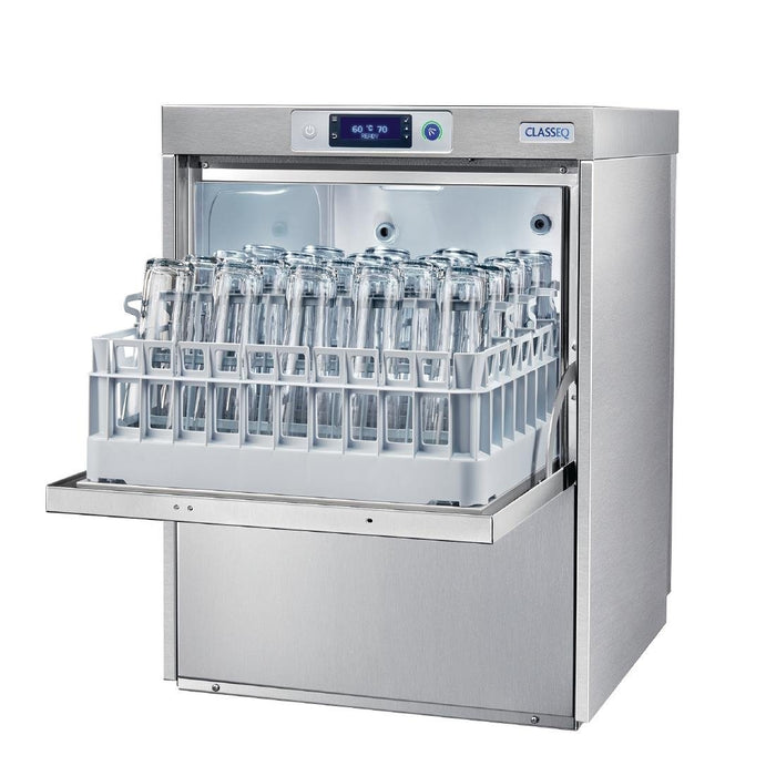 Classeq Glasswasher C400WS with Integrated Water Softener 13A Single Phase Classeq