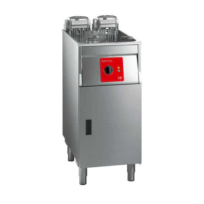15kW. Capacity: 17-20.5Ltrs. Chip Output: up to 34kg/hr