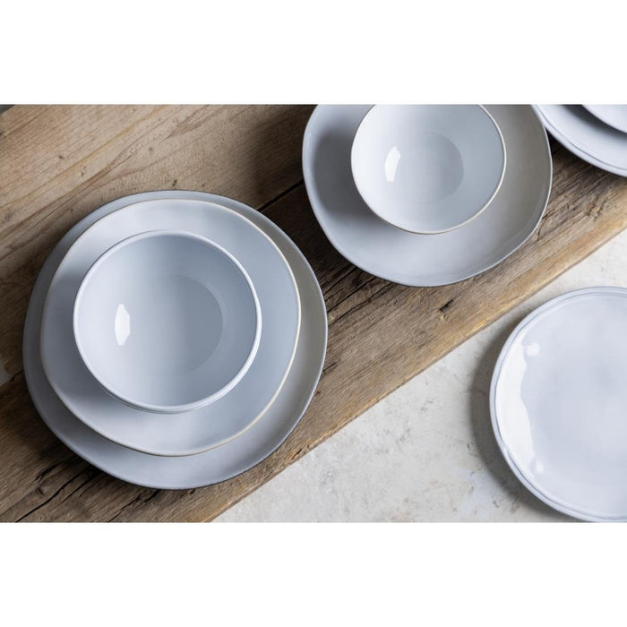 Olympia Raw Recycled Clay Charcoal Coupe Plates 260mm (6 Pack) Olympia