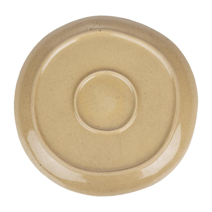Olympia Raw Recycled Clay Natural Coupe Plates 260mm (6 Pack) Olympia