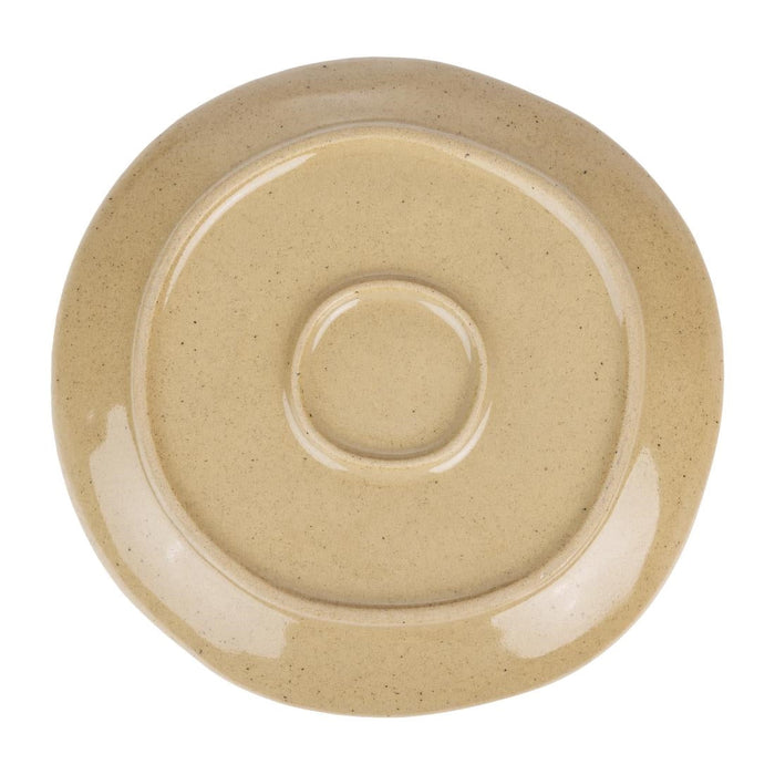Olympia Raw Recycled Clay Natural Coupe Plates 220mm (6 Pack) Olympia