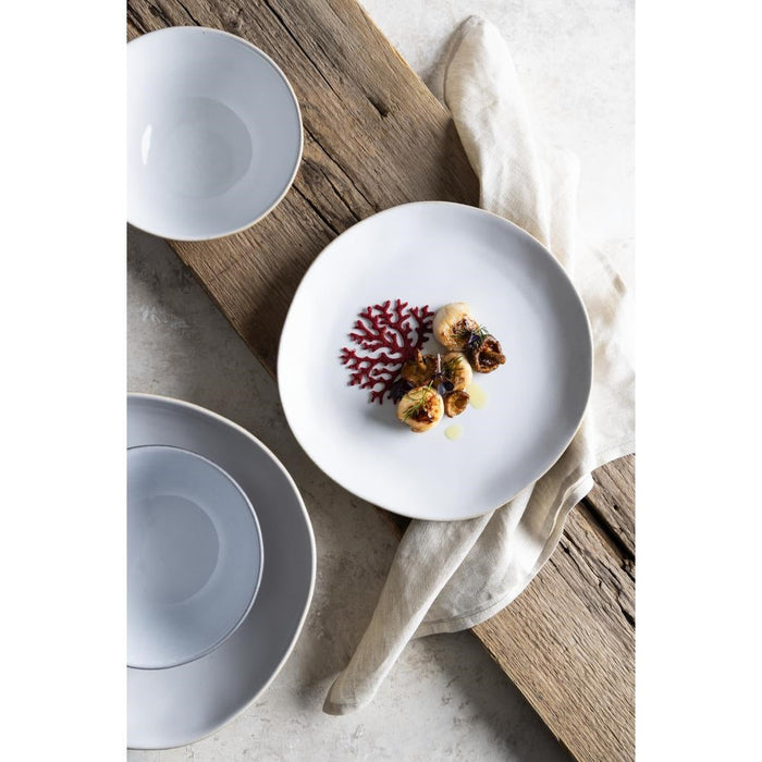 Olympia Raw Recycled Clay Natural Coupe Plates 220mm (6 Pack) Olympia