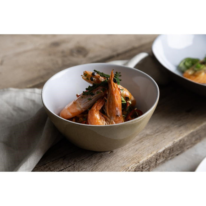 Olympia Raw Recycled Clay Natural Deep Bowls 140mm (6 Pack) Olympia