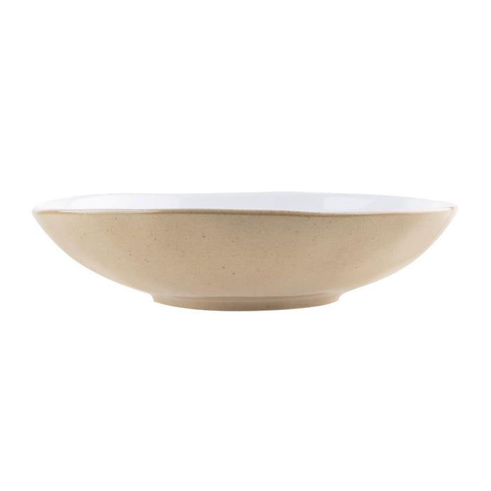 Olympia Raw Recycled Clay Natural Coupe Bowls 230mm (6 Pack) Olympia